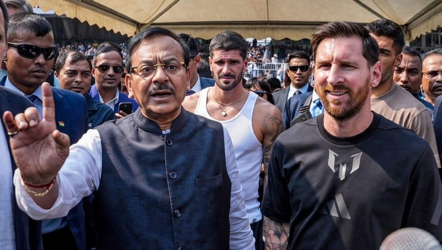 Messi's Kolkata GOAT Tour marred by crowding and early exit