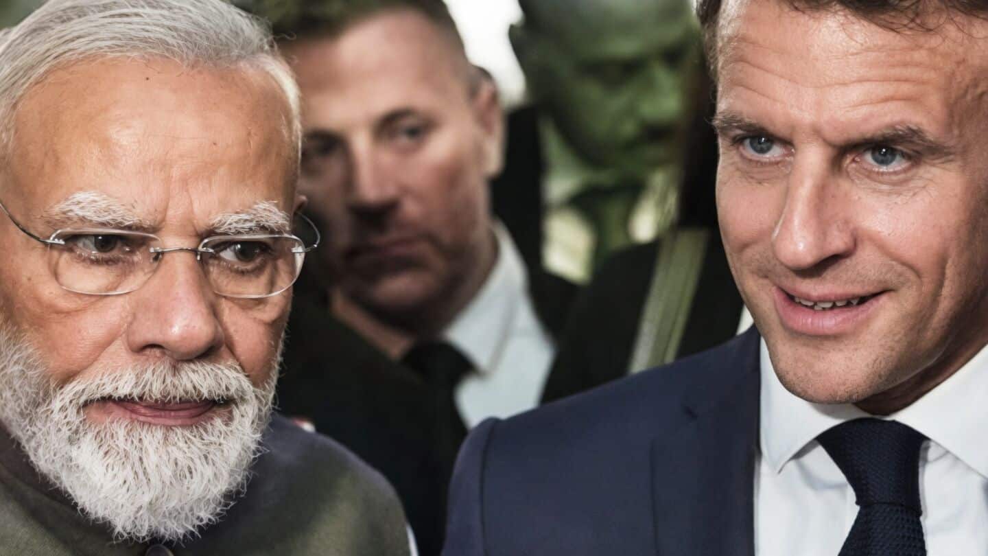 Modi and Macron at VivaTech Paris showcase India's AI agenda