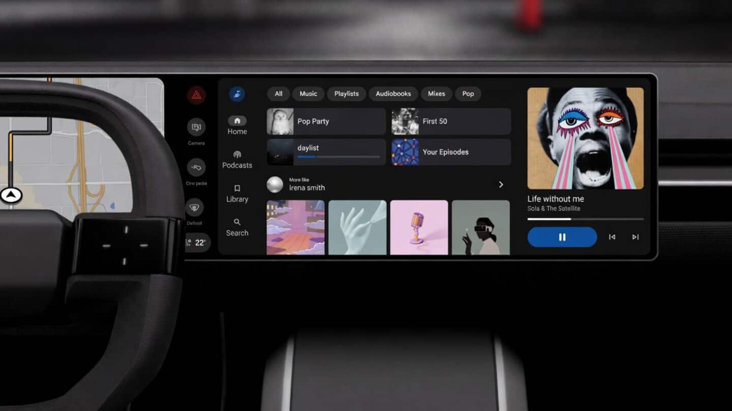 Google unveils redesigned Android Auto music interfaces for safer driving