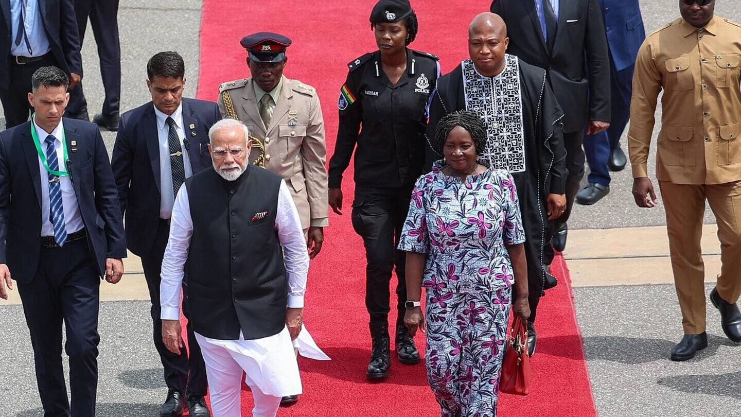 PM Modi departs Ghana for Trinidad and Tobago visit