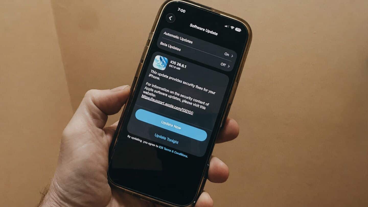 Apple releases iOS 26.6.1, macOS updates fixing 29 security issues