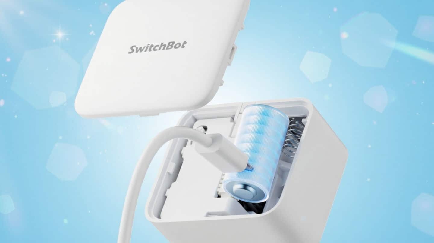 SwitchBot launches rechargeable bot with USB-C and accessible battery