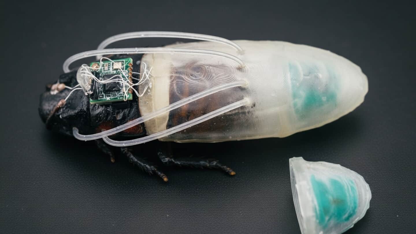 Scientists turn Madagascar cockroaches into remote controlled underwater cyborgs