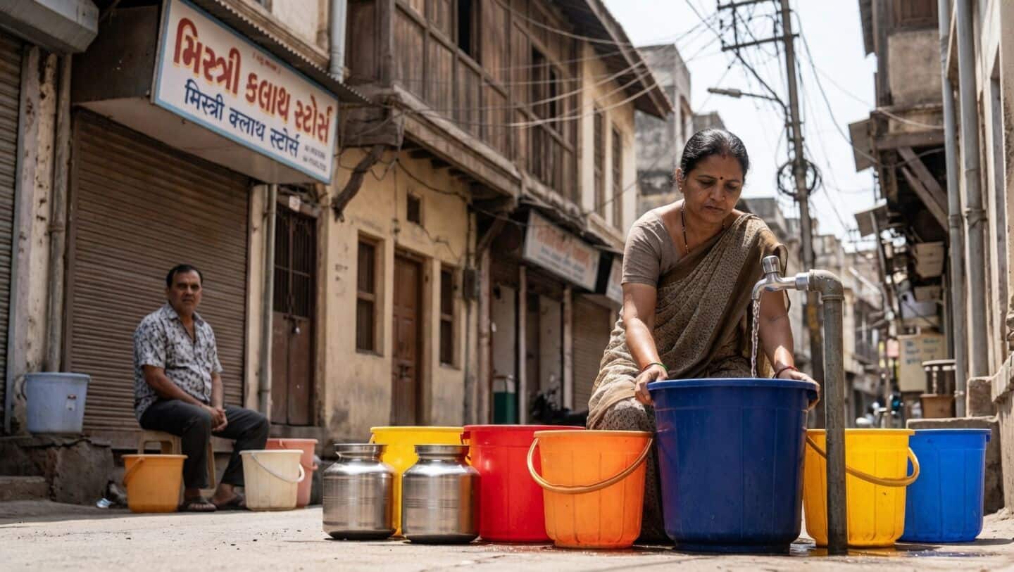 Ahmedabad loses 60 million liters daily amid Narmada canal repairs