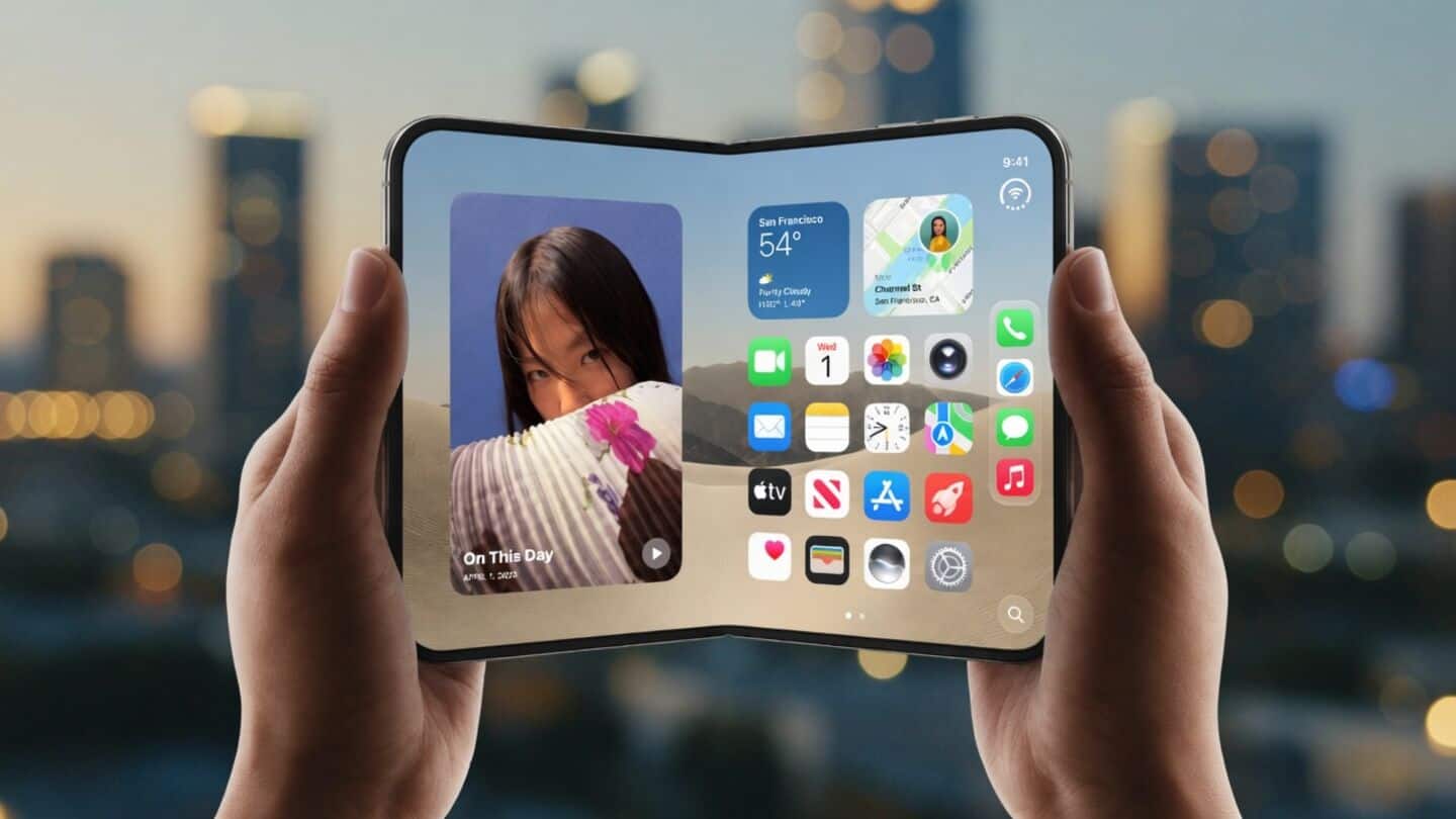 Apple's 1st foldable iPhone duo features replaceable crease cover