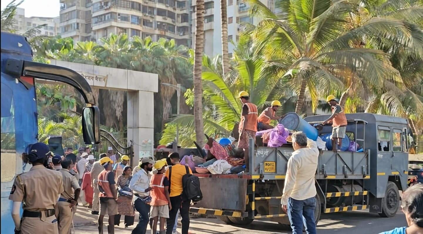 BMC demolishes 60 Borivali huts, leaving students homeless during exams