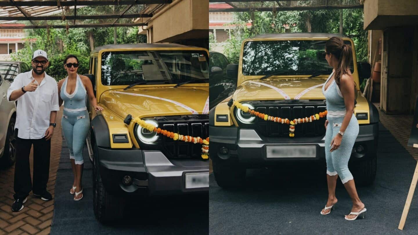 Arora receives Mahindra Thar Roxx Star Edition at private ceremony