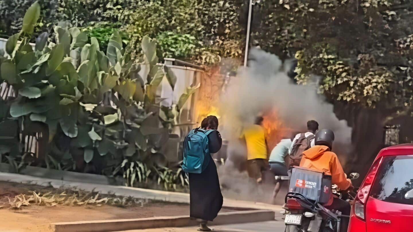 Rat likely caused blast outside Bengaluru Amazon office injuring 2