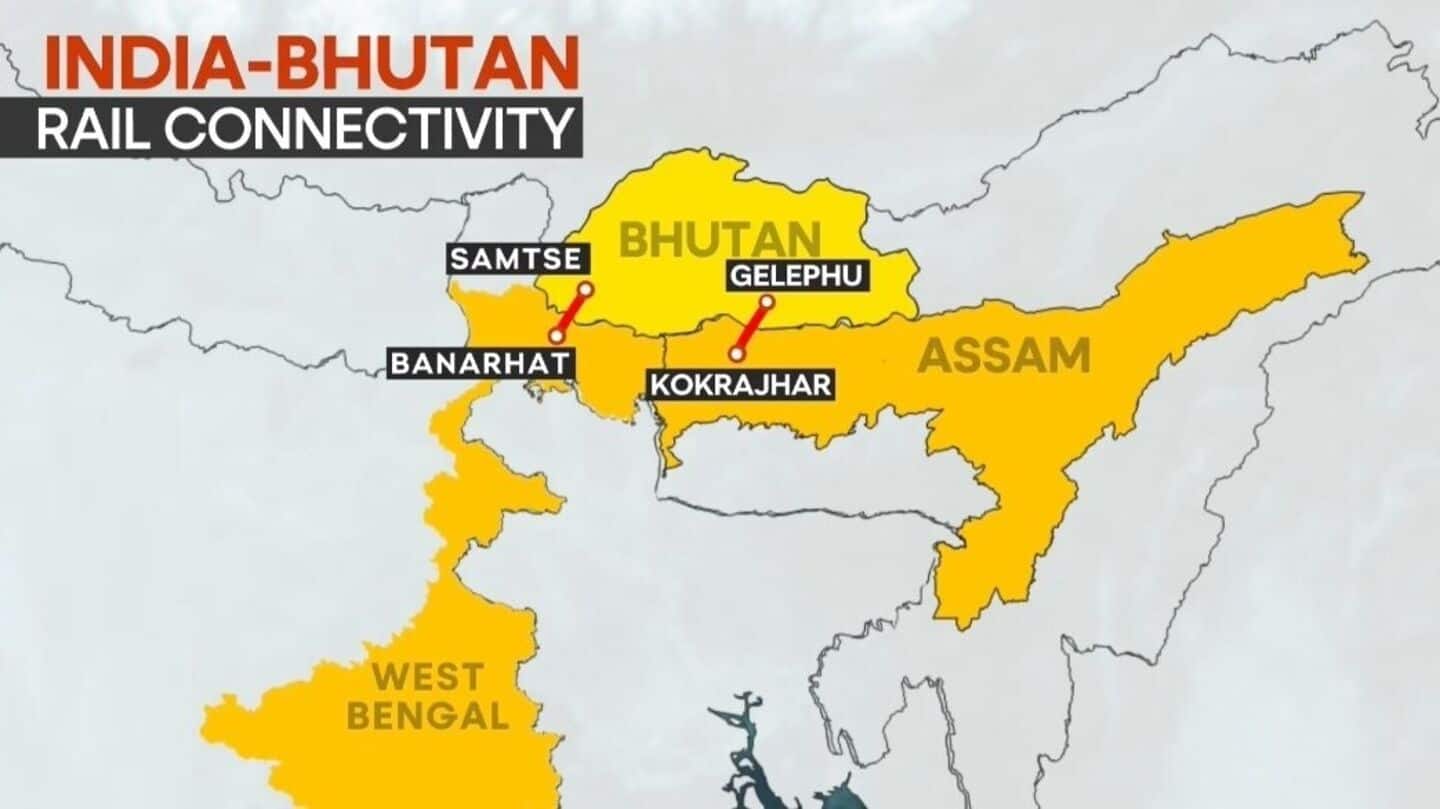 India-Bhutan railway project worth ₹4,033cr kicks off