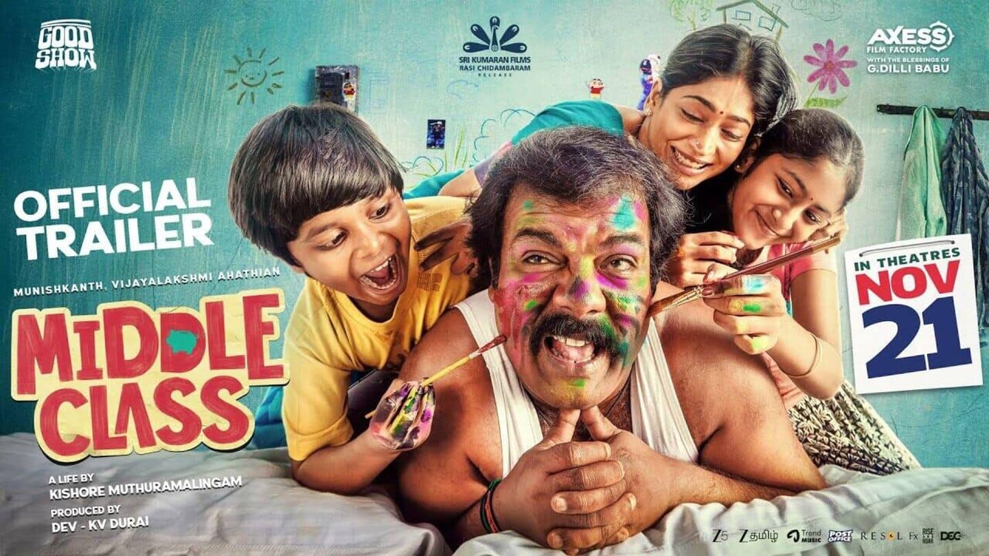 'Middle Class' trailer out: Tamil film promises relatable humor