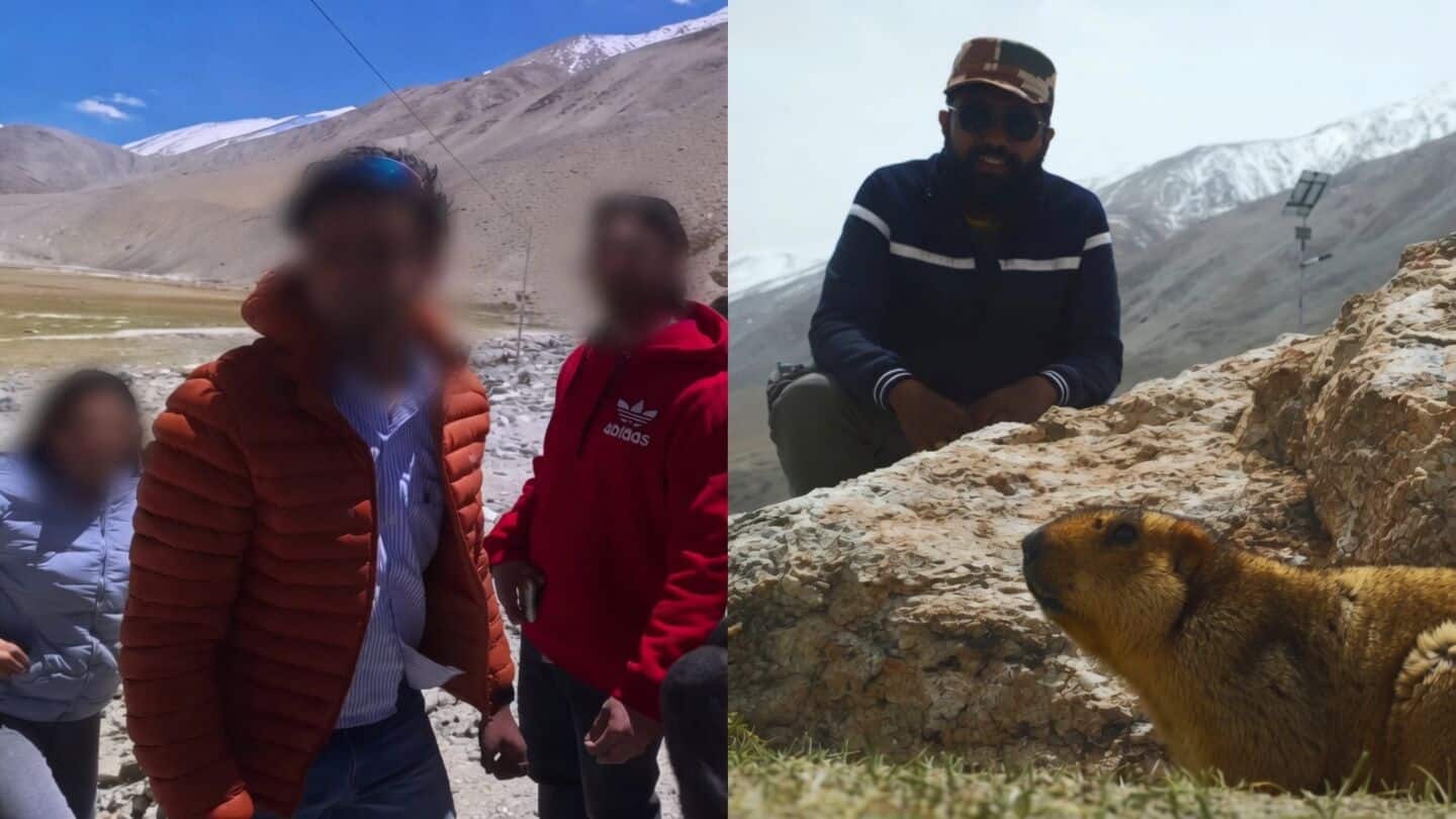 Viral video shows Ladakh tourists feeding Himalayan marmots junk food