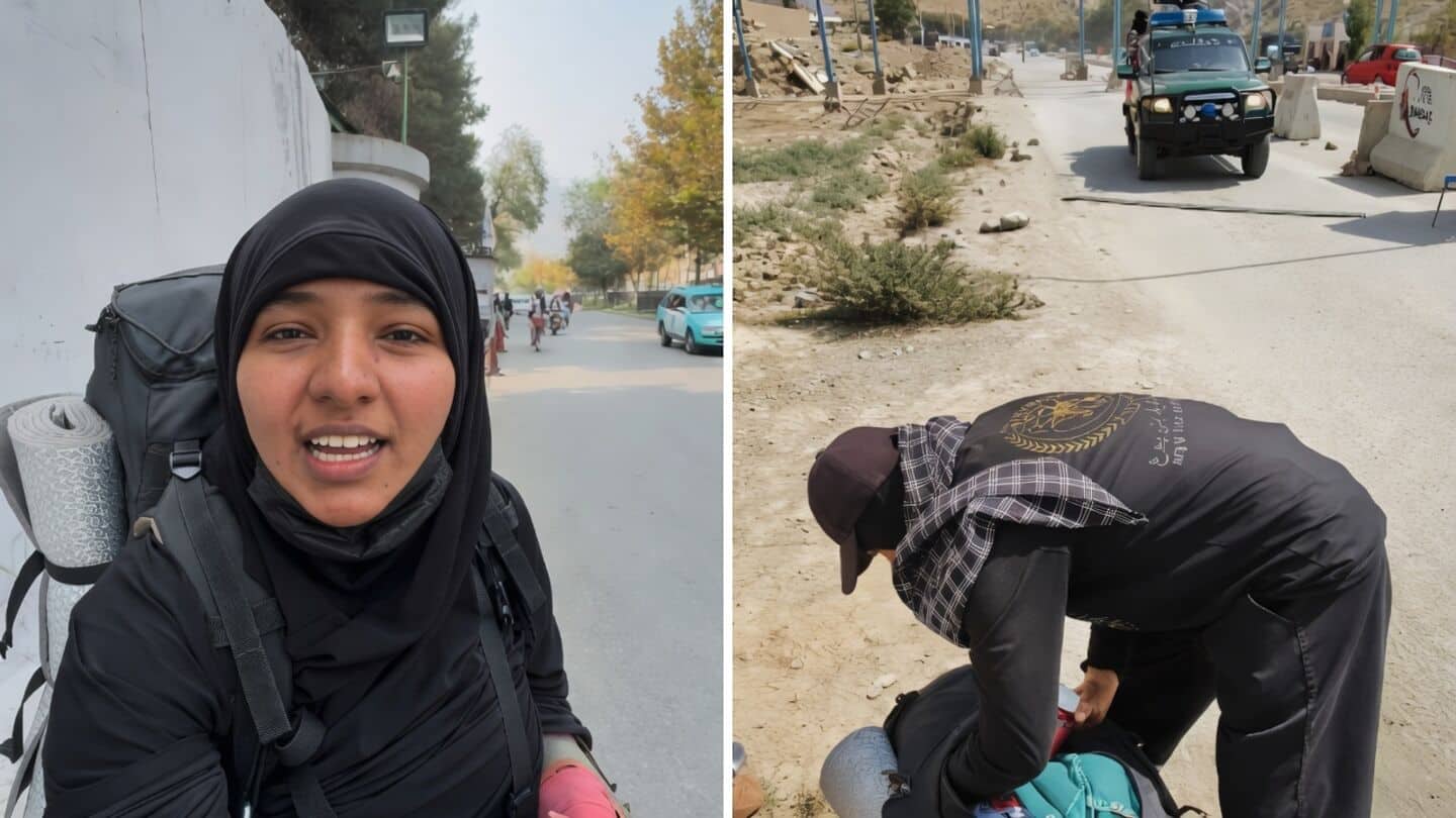 Kerala vlogger Arunima stopped in Afghanistan without a male guide