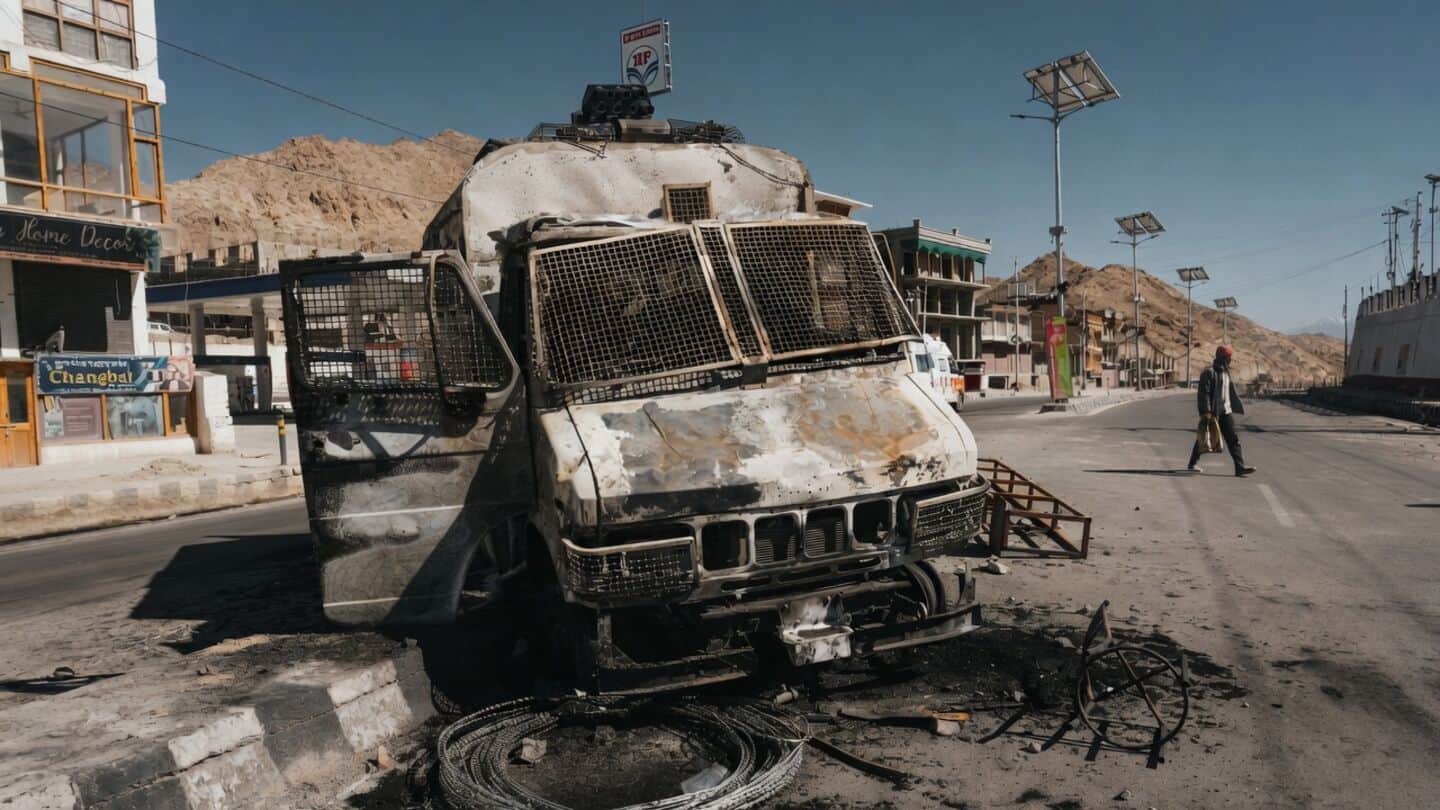 Ladakh halts as locals mourn 4 2025 protest victims