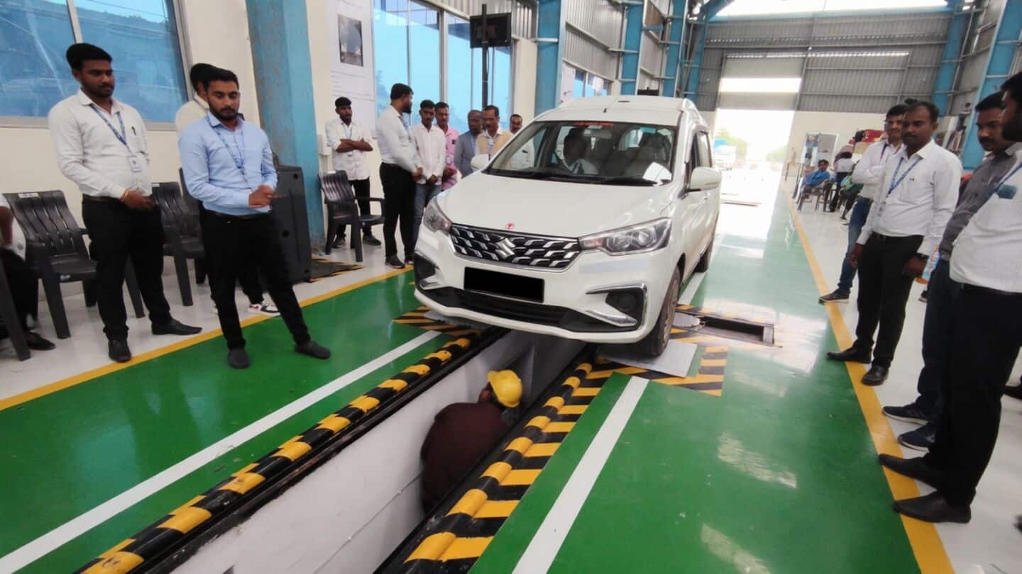 Pune RTO launches ATS at Dive village to computerize inspections