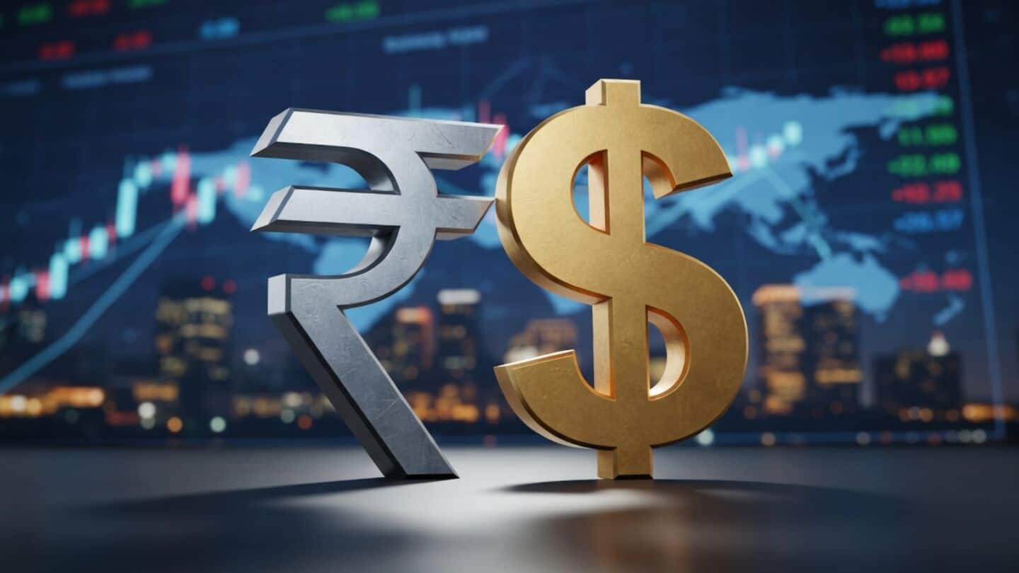 Indian rupee opens at ₹96.49 as Brent tops $96
