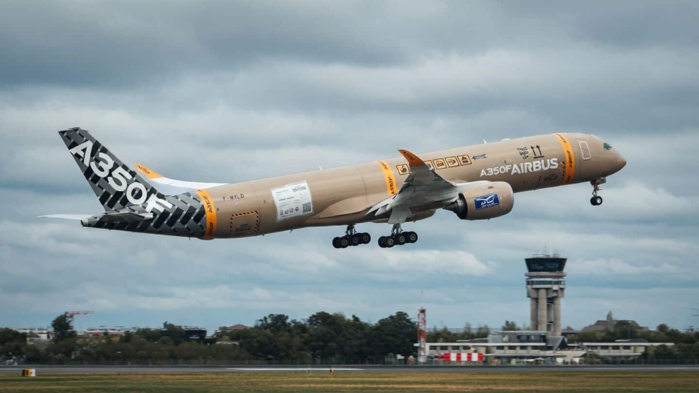 Airbus flies A350F from Toulouse, starts certification to challenge Boeing