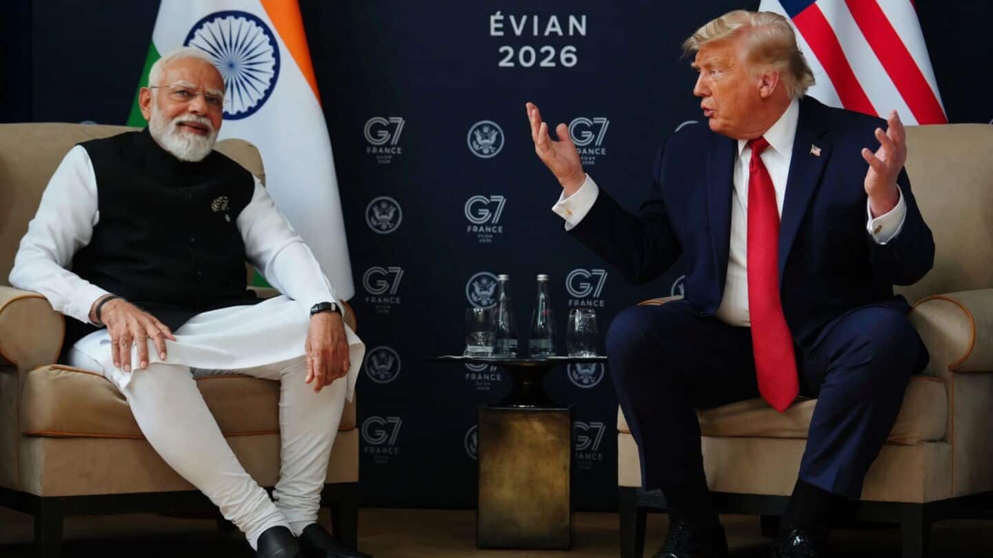 PM Modi and President Trump meet, urge fast trade deal