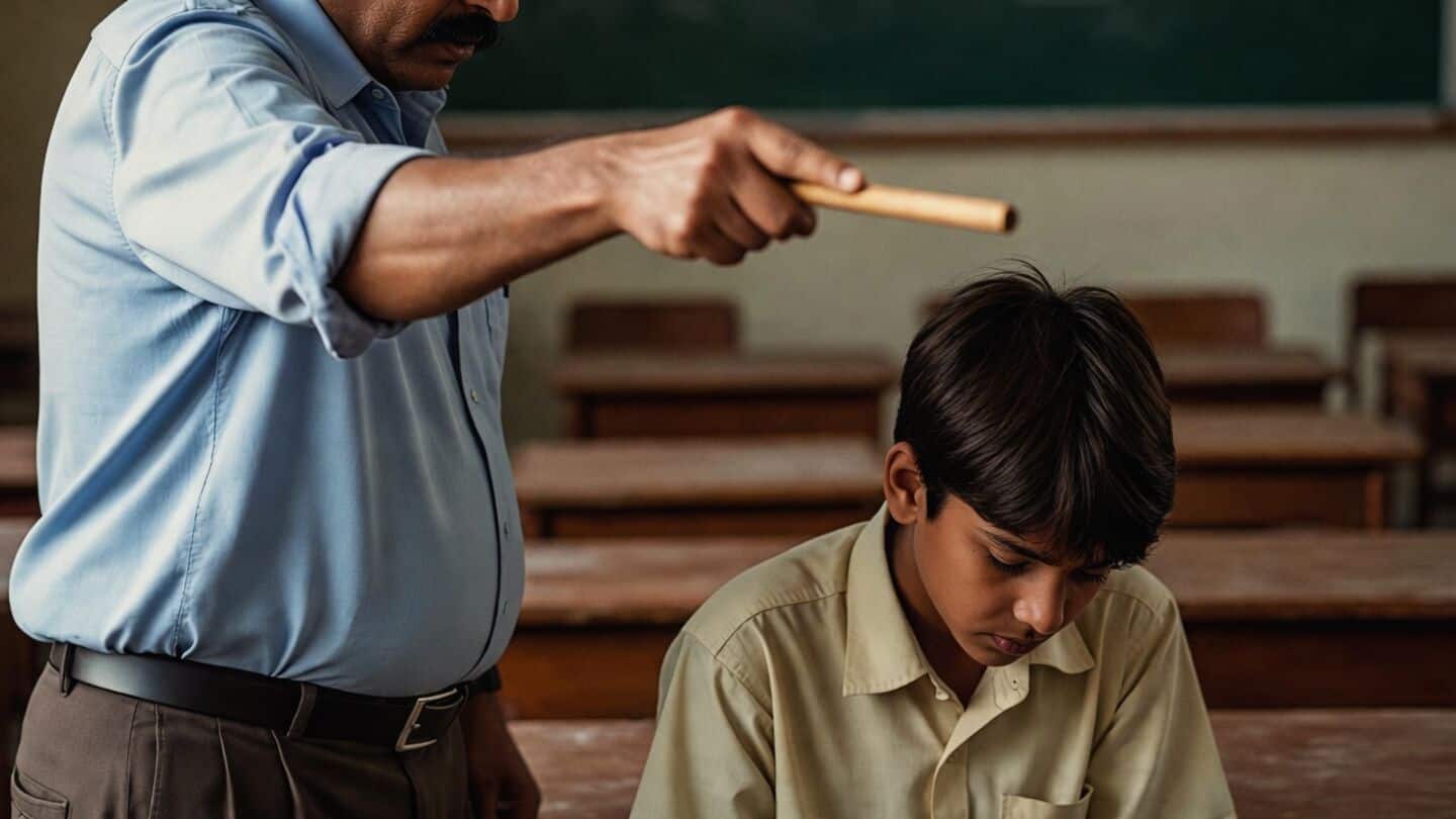 Nagaur teacher Jagdish Bhora booked for hitting student with stick