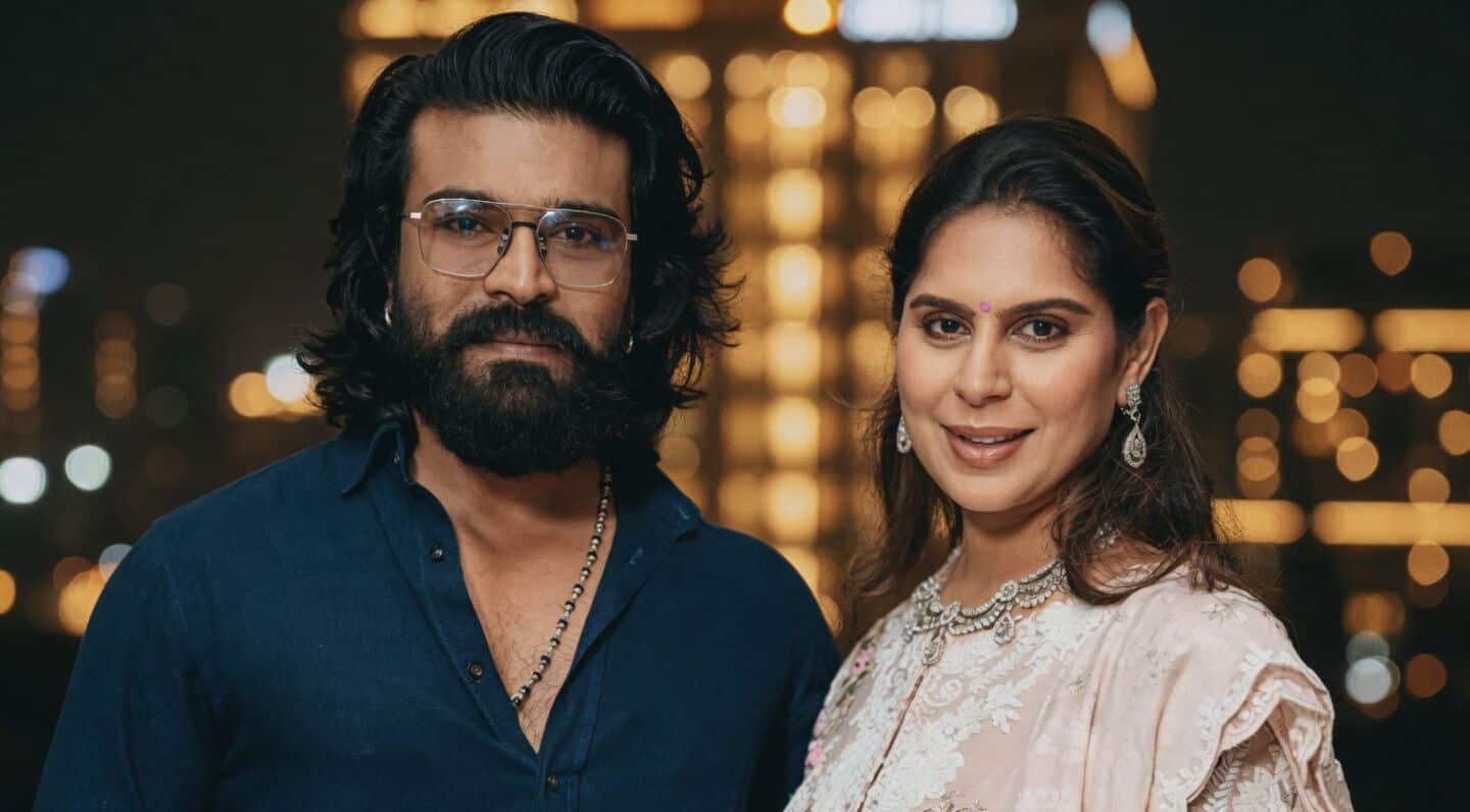 Konidela couple share 1st glimpse of twins on Instagram