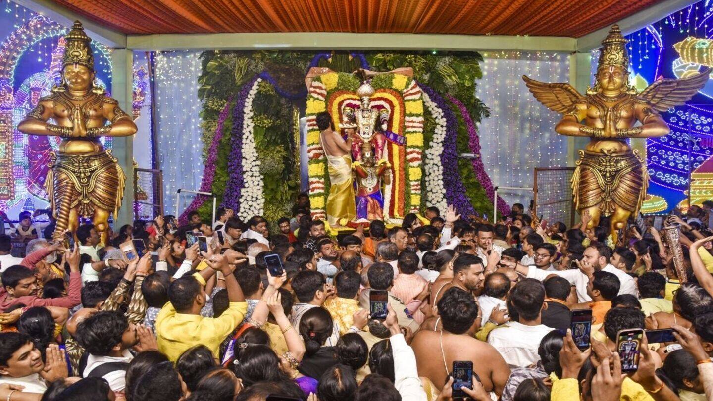 Vaikunta Ekadashi: Devotees show up in big numbers despite the chill