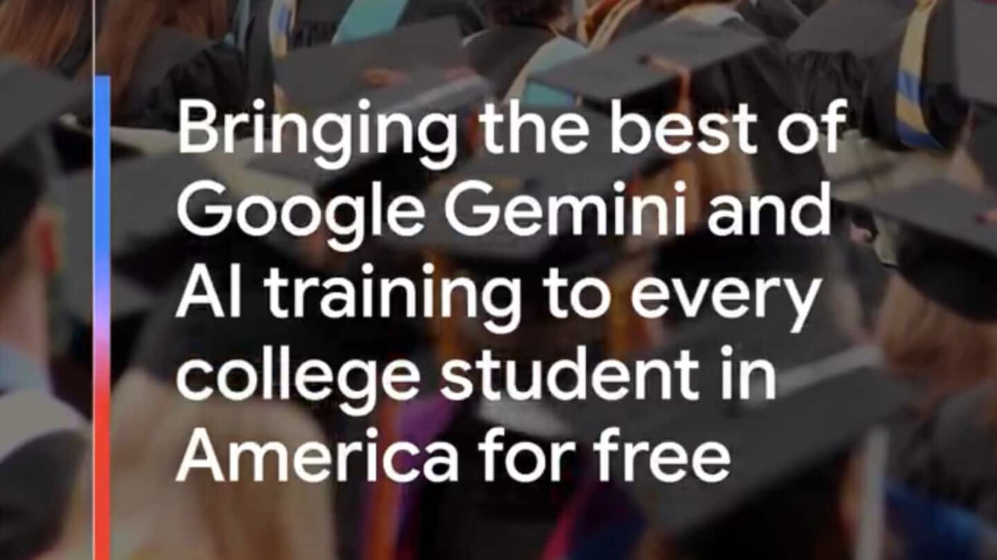 Google gives college students free Gemini Pro access