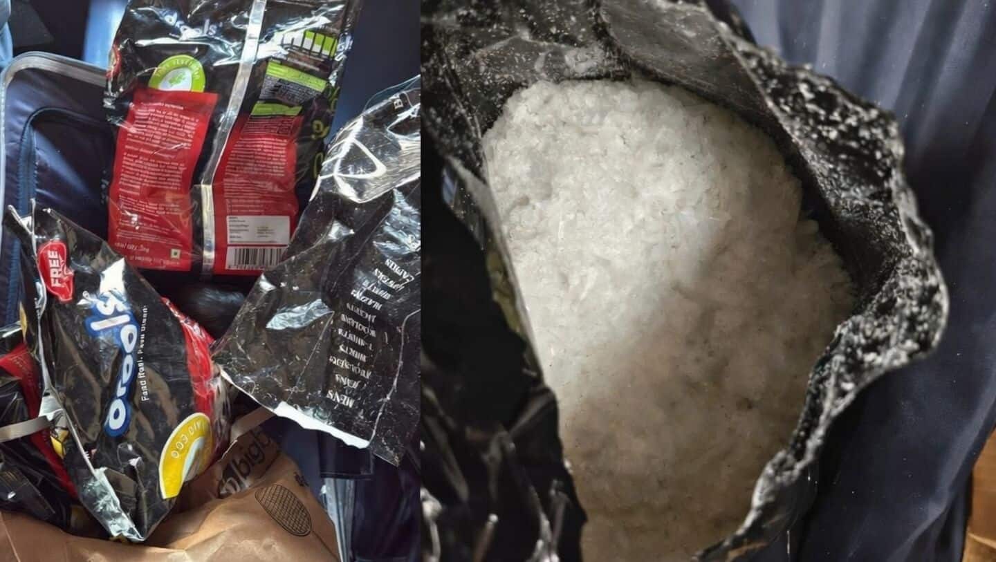 Bengaluru: Man arrested with ₹8.3cr crystal meth at railway station