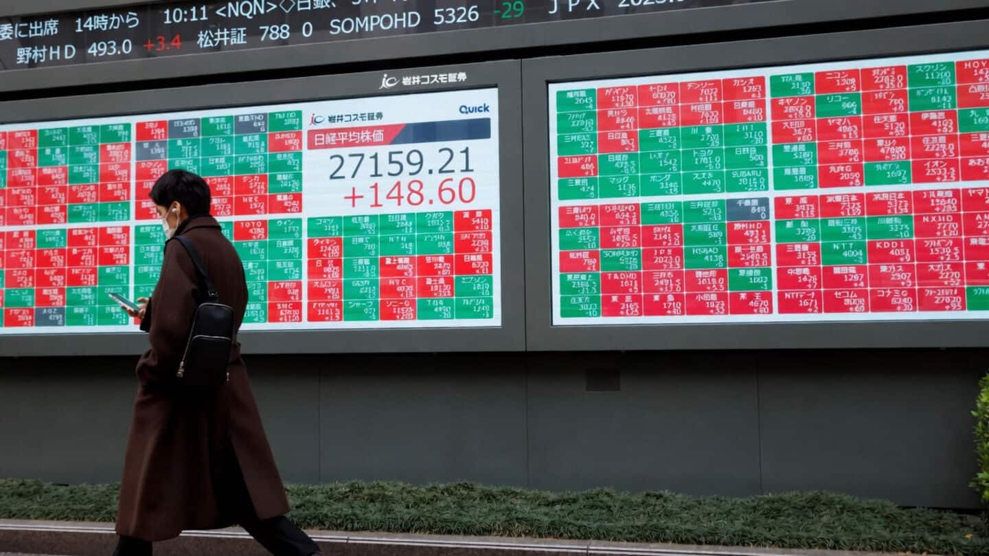 Nikkei 225 rises 3.14% on tech, Iran peace progress