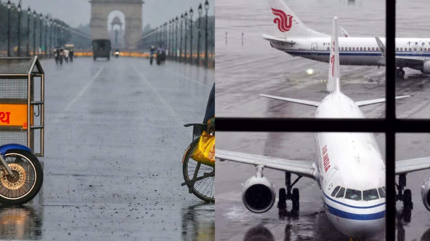 Heavy rain in Delhi disrupts flights as airlines warn travelers