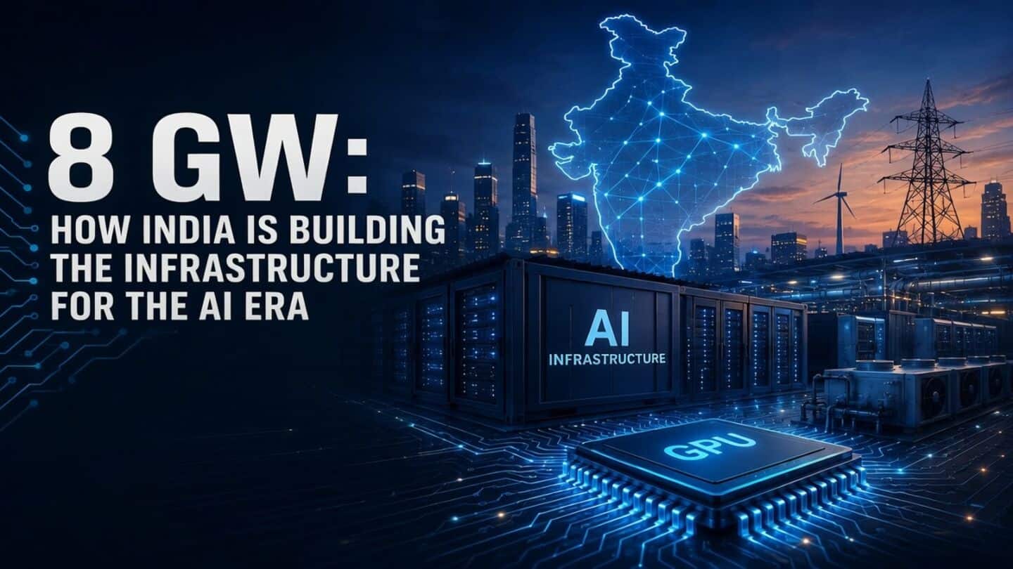 India's data center capacity set for 8GW in 5-6 years