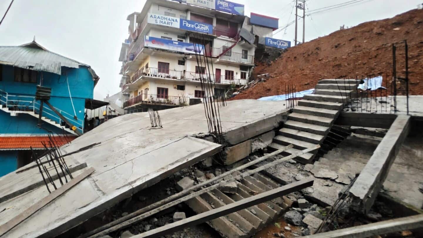 Odakkali storm collapses school auditorium but students and teachers unharmed