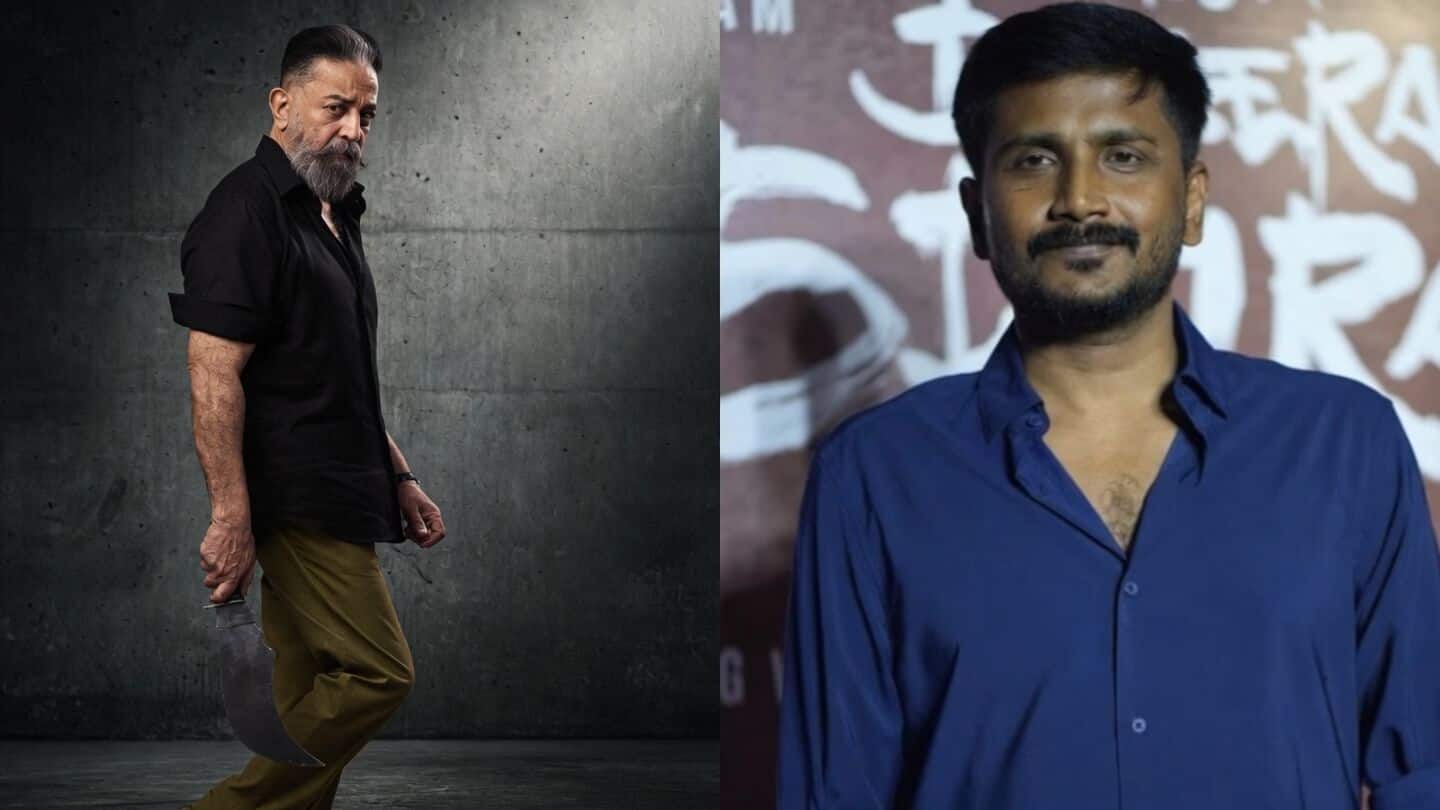 Haasan announces new film with 'Chithha' director Kumar, teases photoshoot