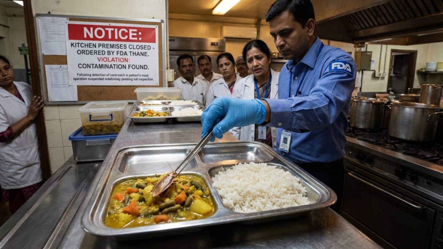 Cockroach in patient meal closes Chhatrapati Shivaji Maharaj Hospital canteen