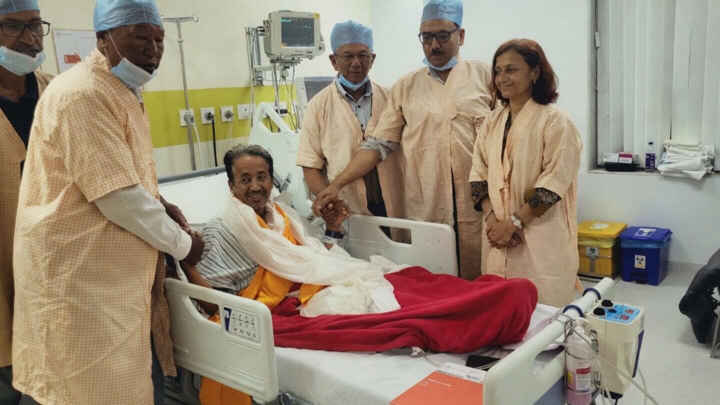 Sonam Wangchuk ends 26-day hunger strike at Medanta Hospital Gurugram