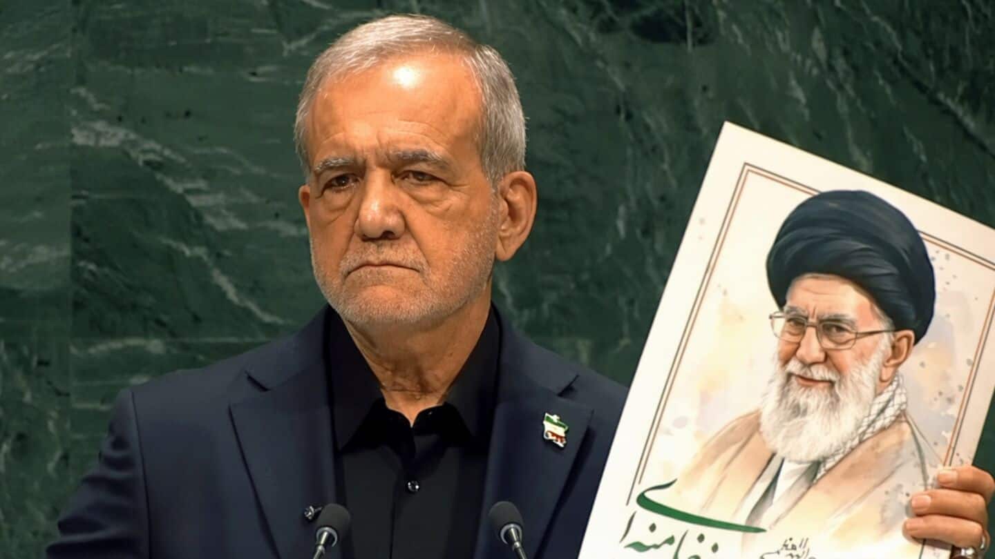 Iranian President Masoud Pezeshkian denies seeking nuclear weapons, vows inspections