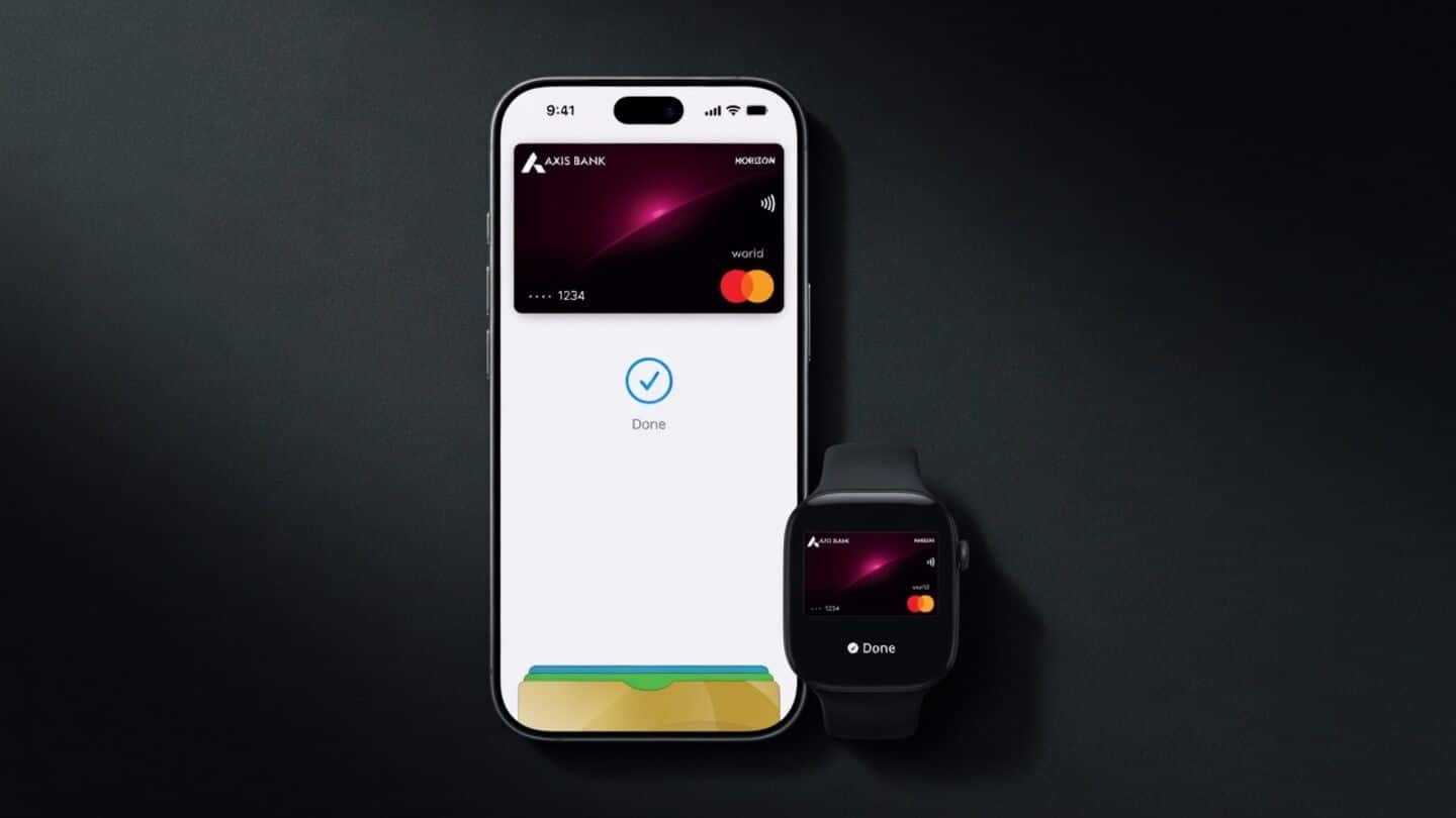 Apple Pay launches in India with Axis Bank credit cards