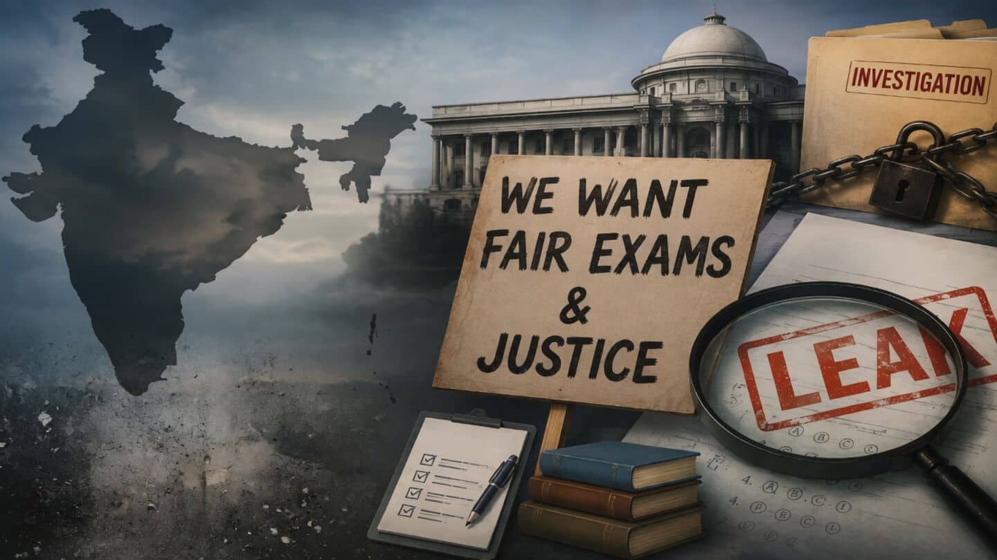 Jharkhand students protest alleged exam irregularities, demand CBI probe