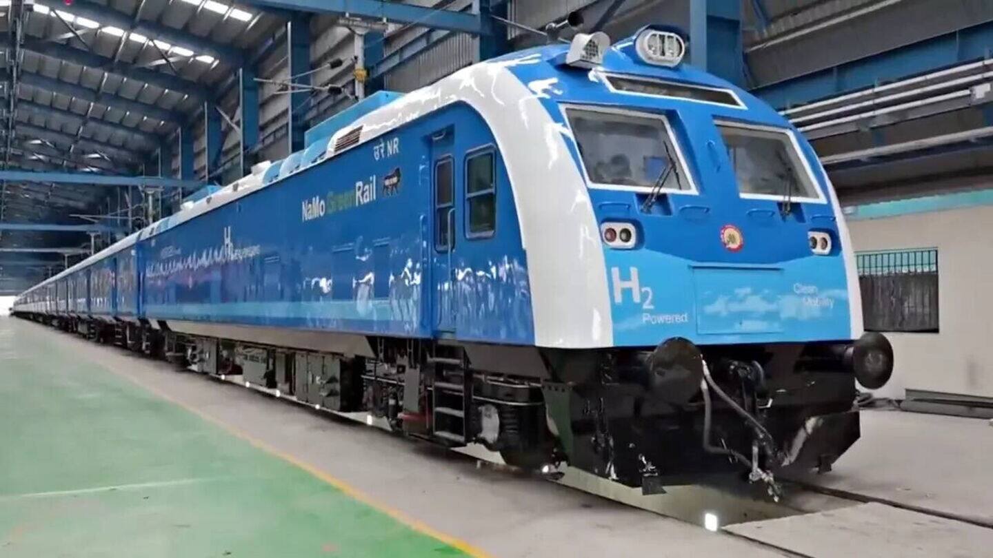 Indian Railways launches world's 1st hydrogen-powered train