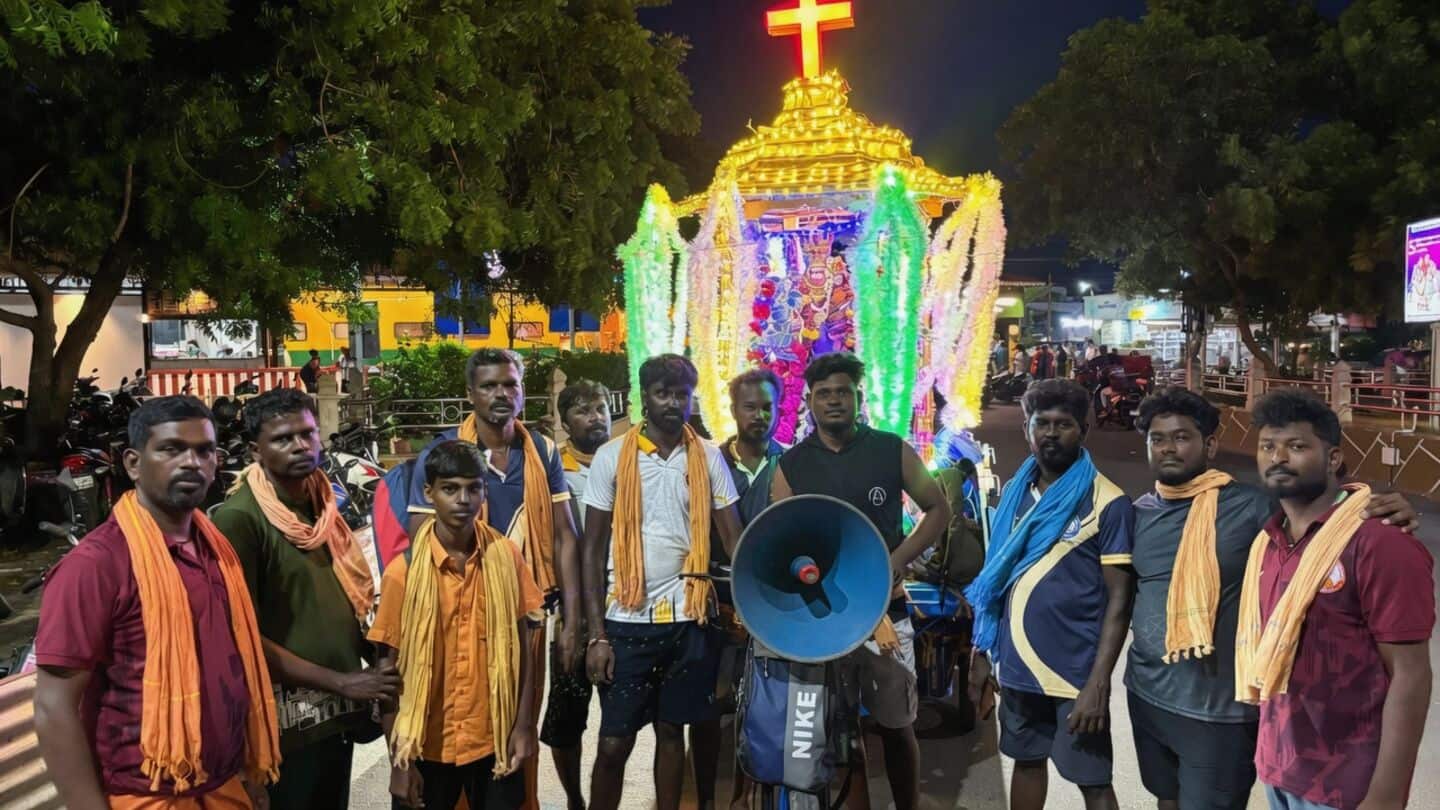 Annual Velankanni pilgrimage begins August 29 with ocher-clad devotees