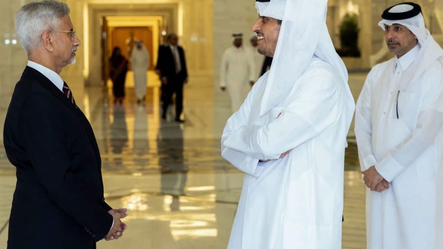S Jaishankar meets Qatar PM, seeks cooperation on energy, trade