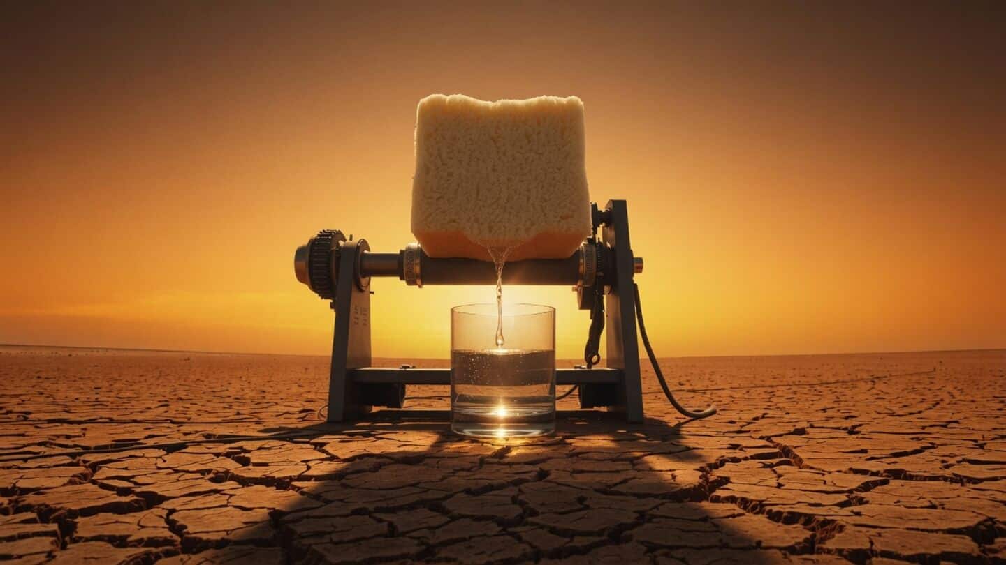 Kiel University researchers developed CAU-10-H harvesting water from dry air