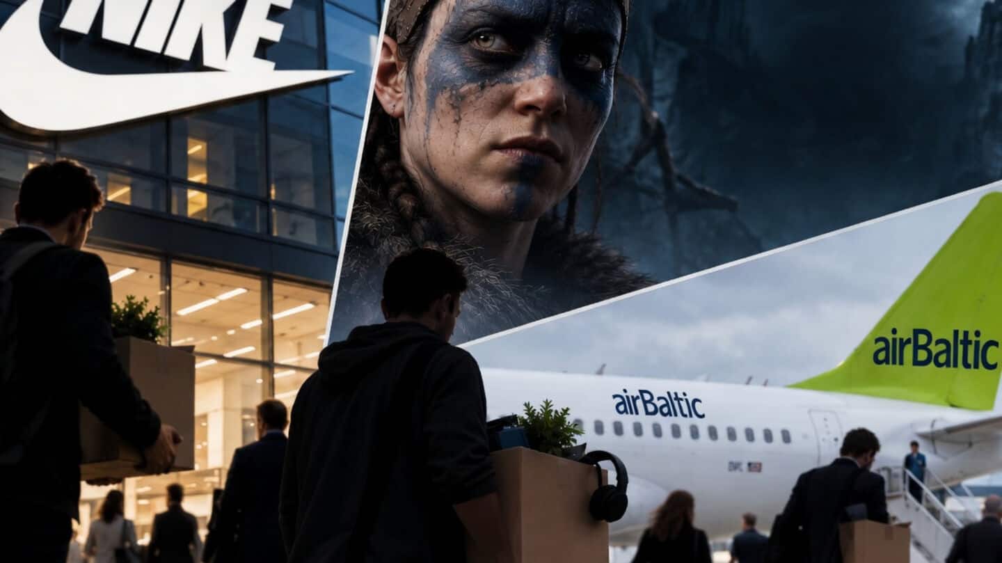 Nike, airBaltic, and Ninja Theory face or plan job cuts