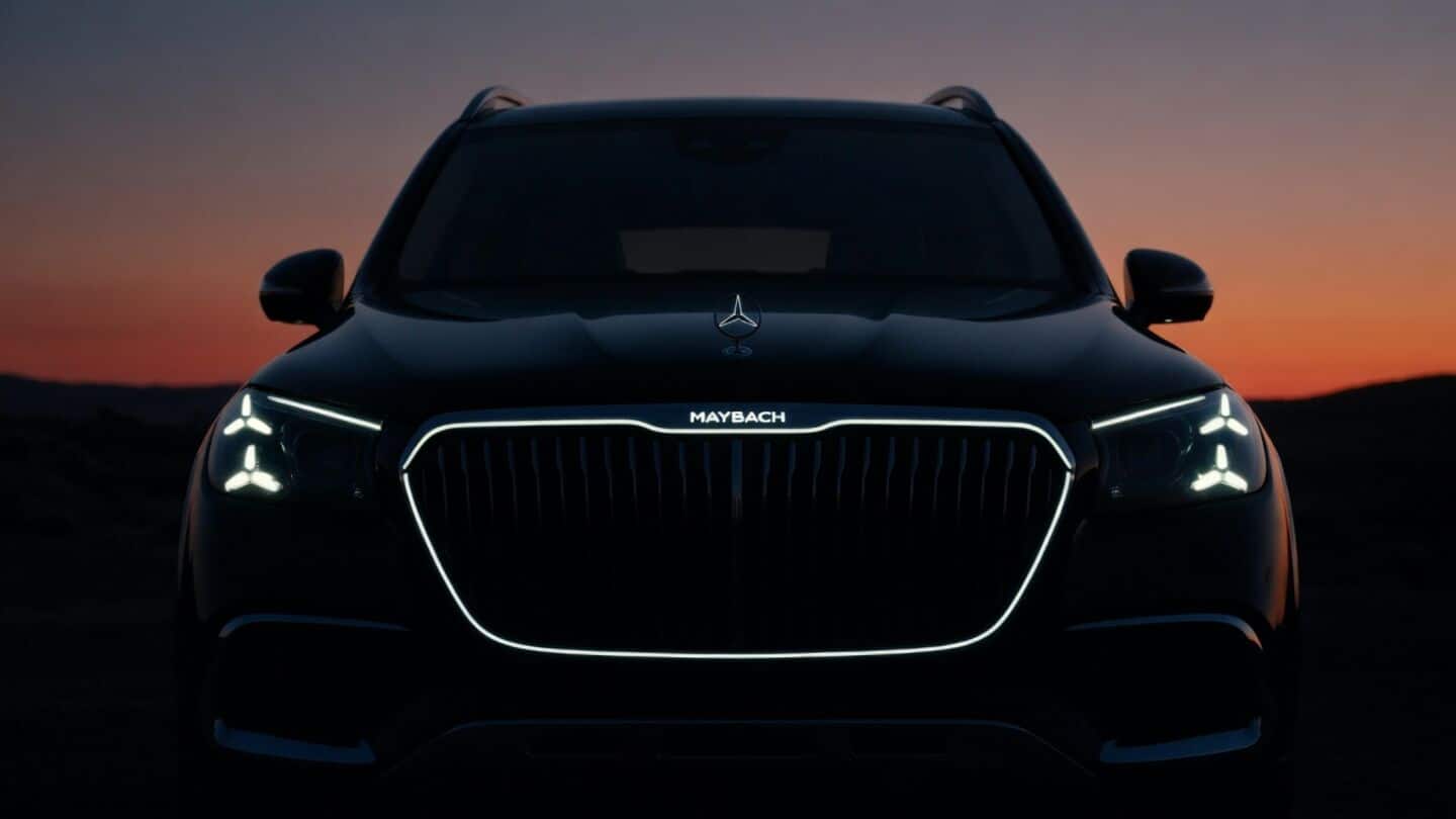 Mercedes-Benz teases Maybach GLS SUV with illuminated grille for 2026