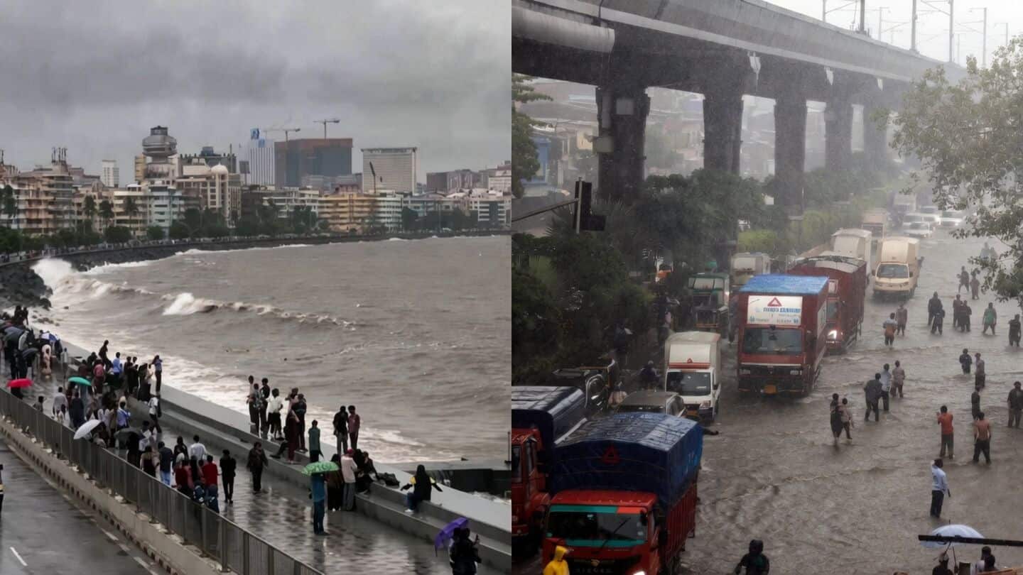 Mumbai under IMD red alert as heavy rain floods city