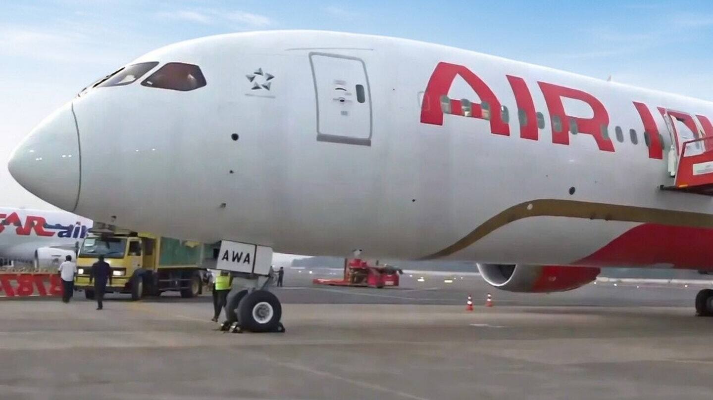 How Air India handled special flight after unscheduled landing