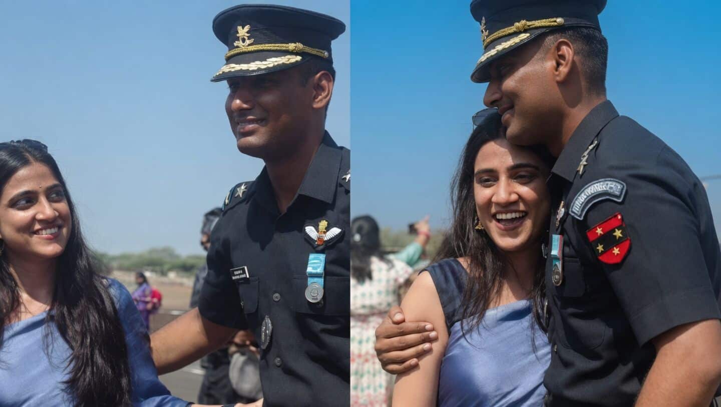 Indian Army personnel's proposal in uniform in ANI viral video