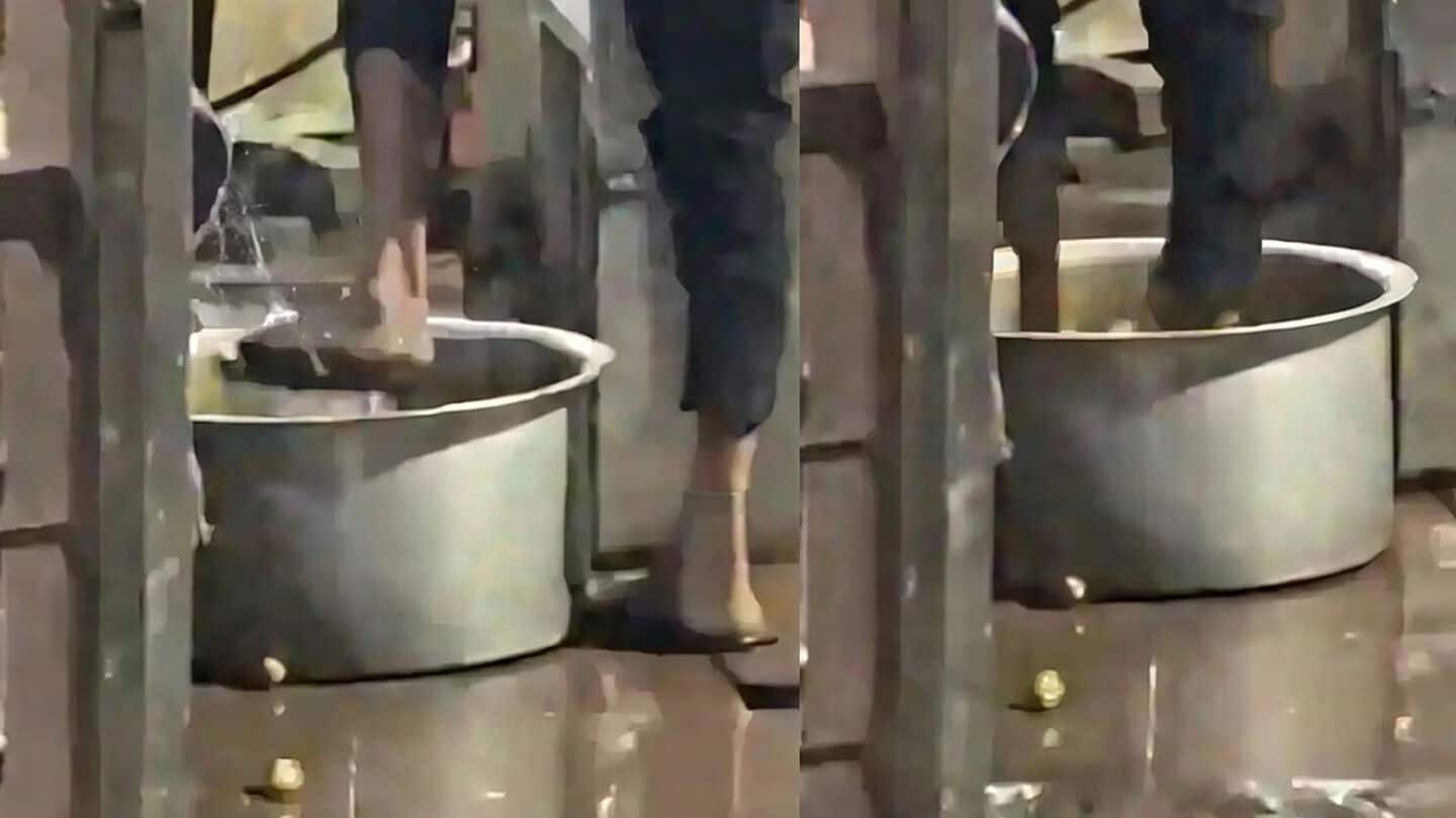 Viral video shows feet-washing vendor at mom's favorite chaat shop