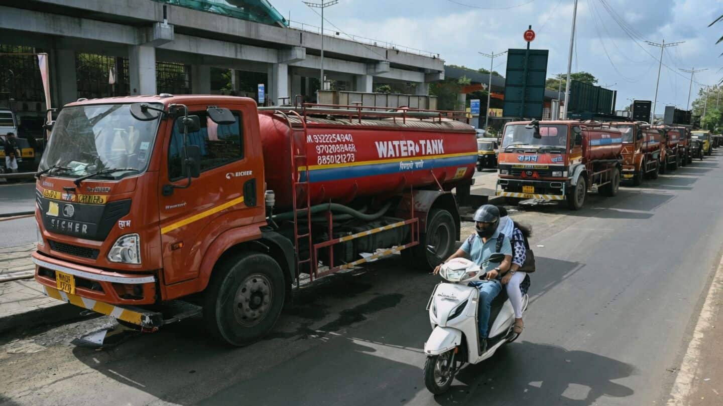 Mumbai faces water crisis after tanker operators strike over licensing