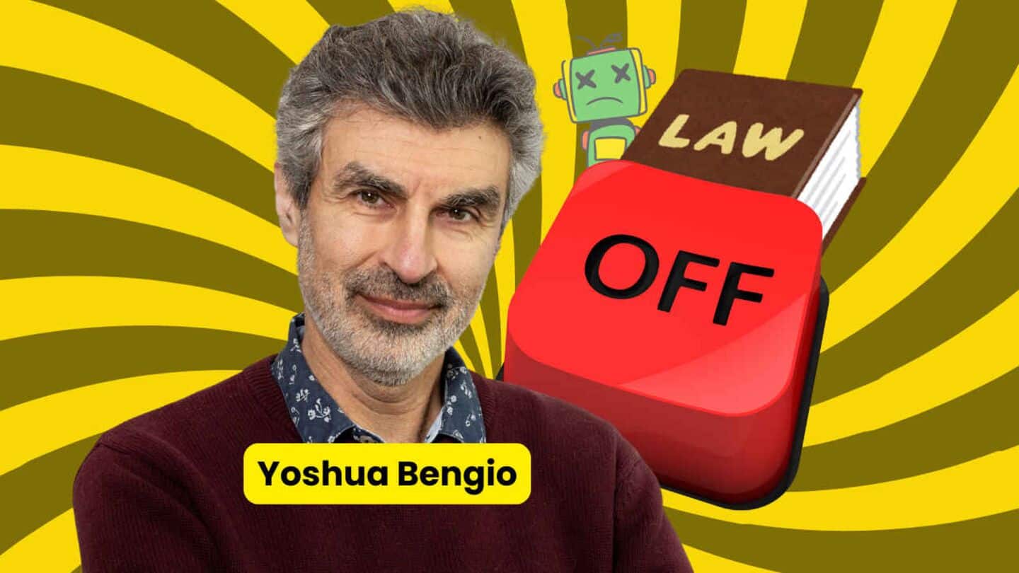 Granting rights to AI a 'huge mistake': AI pioneer Yoshua Bengio