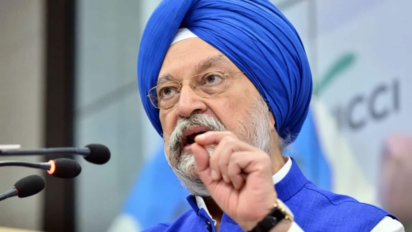 Hardeep Singh Puri says India has 76-80 day oil buffer