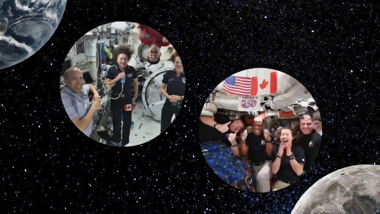 Artemis 2 made 1st call to ISS from deep space